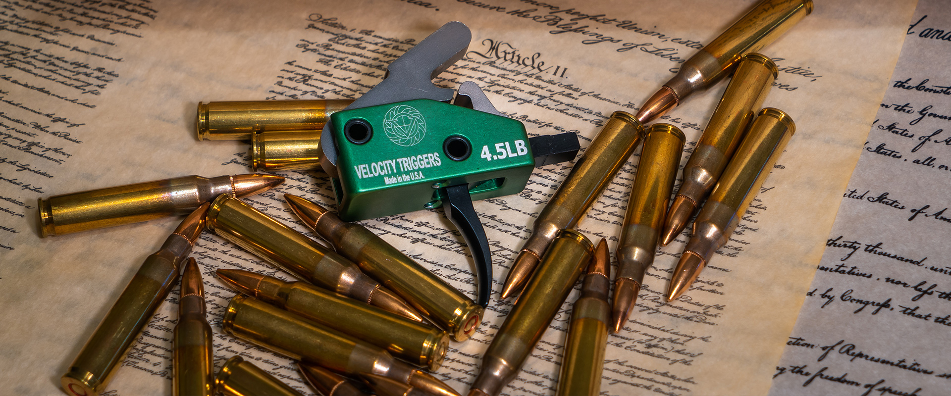 Large Pin AR Triggers (For 90's Era Colt Rifles) Velocity Triggers